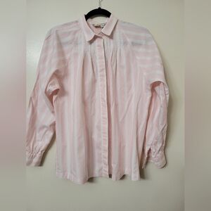 Vintage Liz Claiborne Pink Button Down Blouse